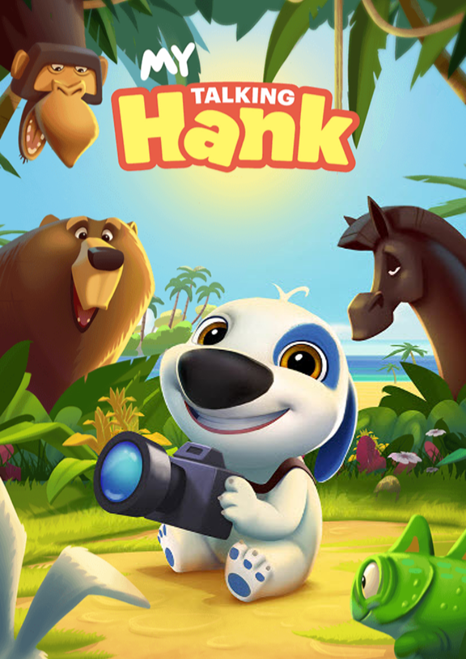 Game My Talking Hank APK - Nuôi chú chó cưng hài hước trên điện thoại