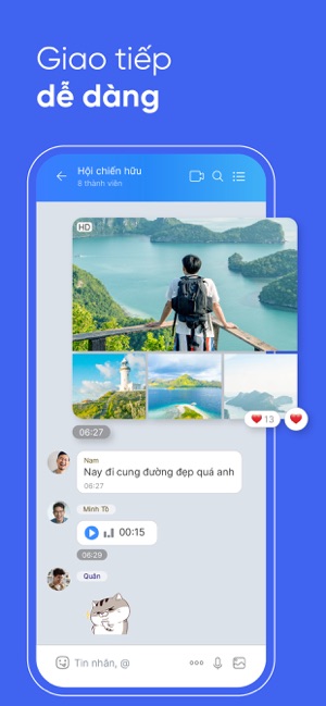 Tính năng nổi bật của App Zalo: